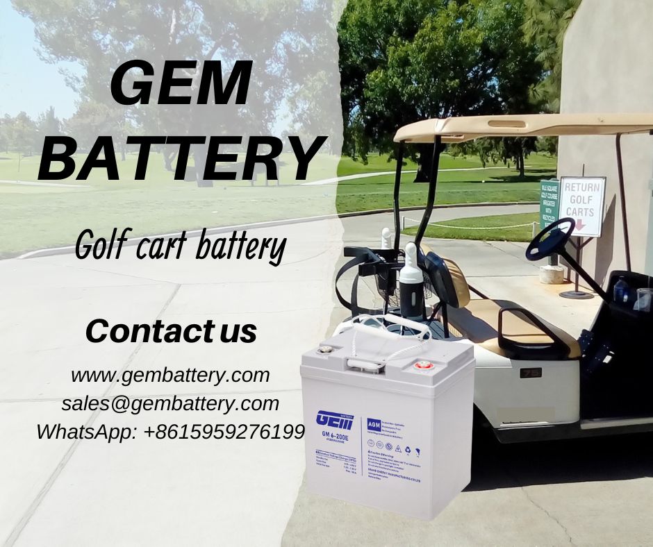batería de carrito de golf
