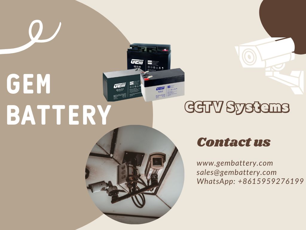 Fabricante de baterías para sistemas de CCTV