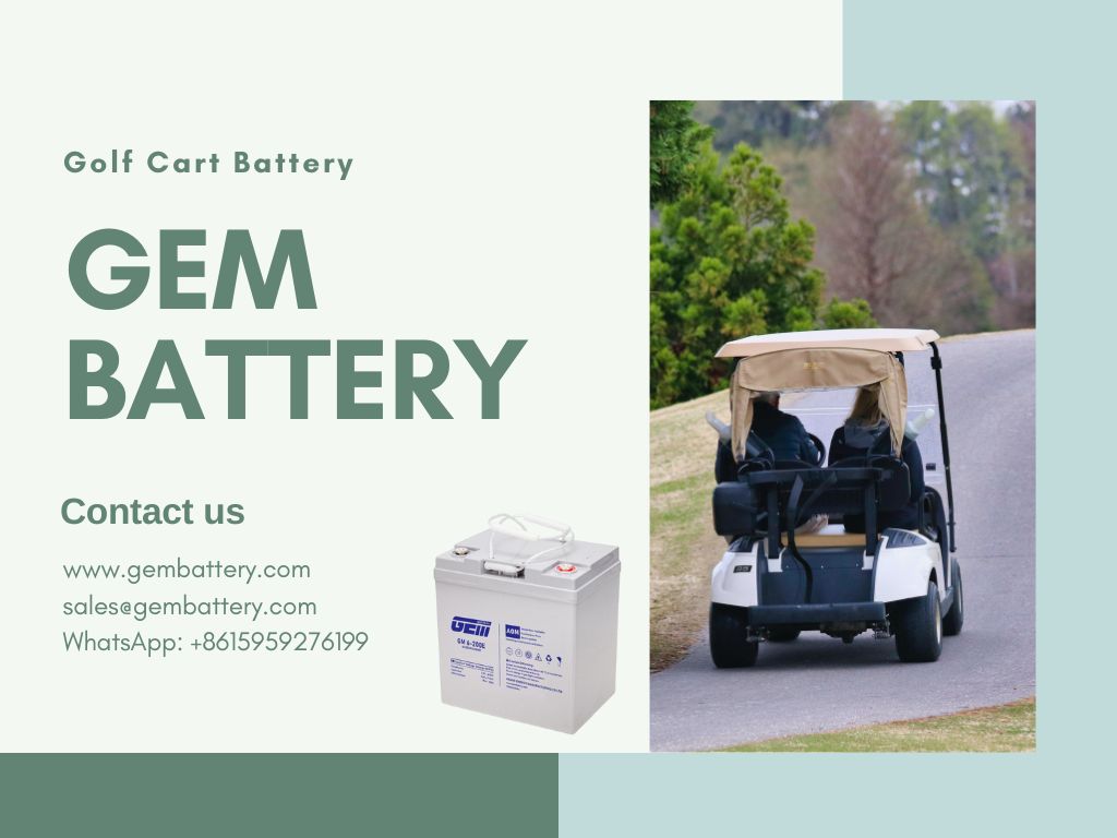 batería duradera para carrito de golf
