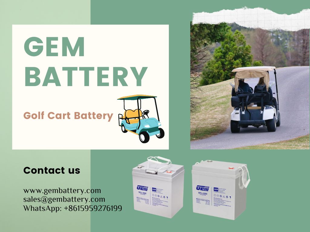 batería de carrito de golf
