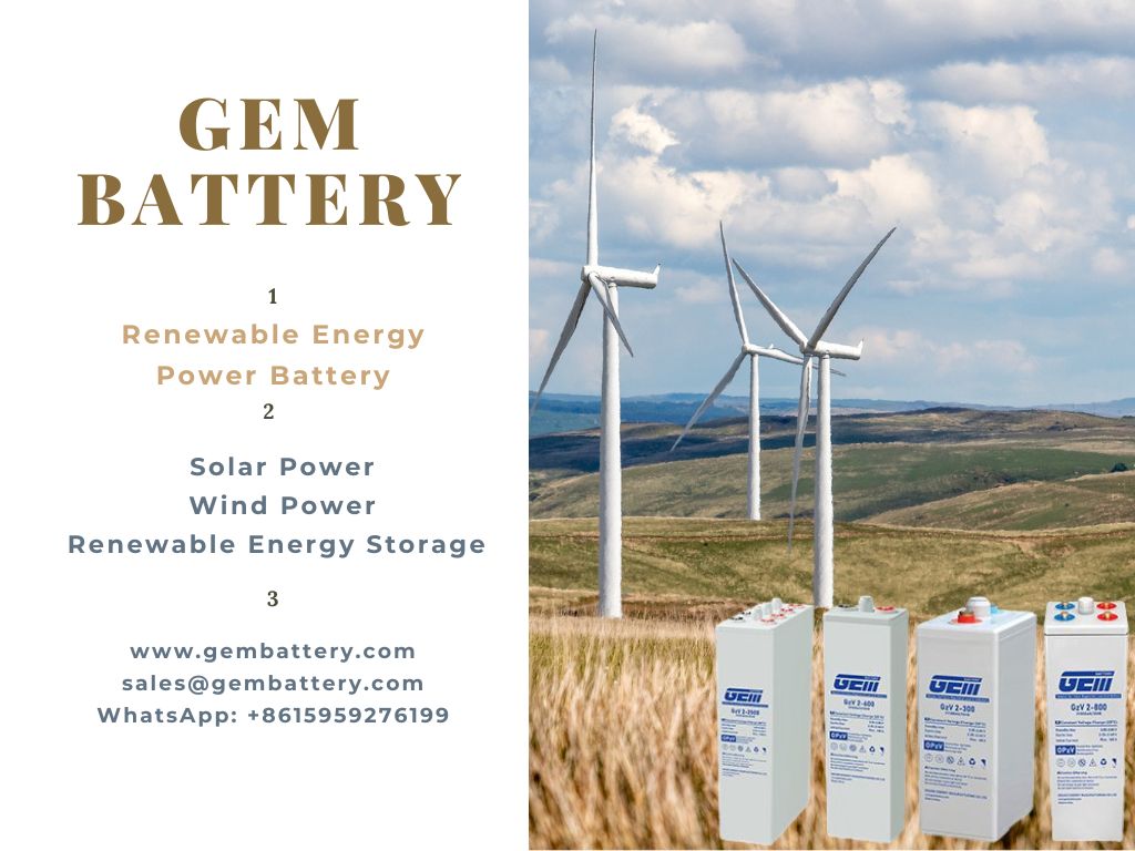 baterías de energía renovable