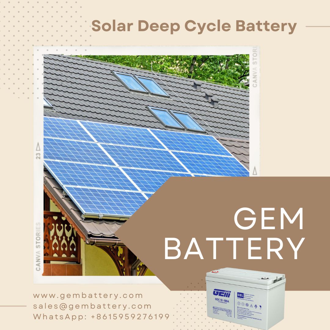 Batería solar de ciclo profundo
