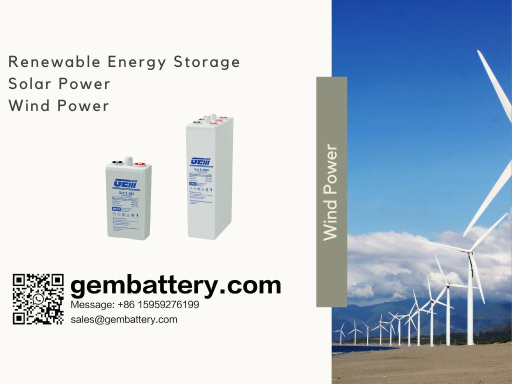 Batería de energía renovable