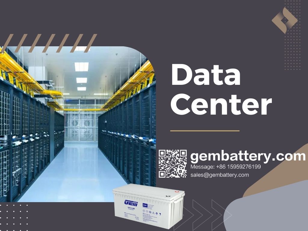 baterías del centro de datos