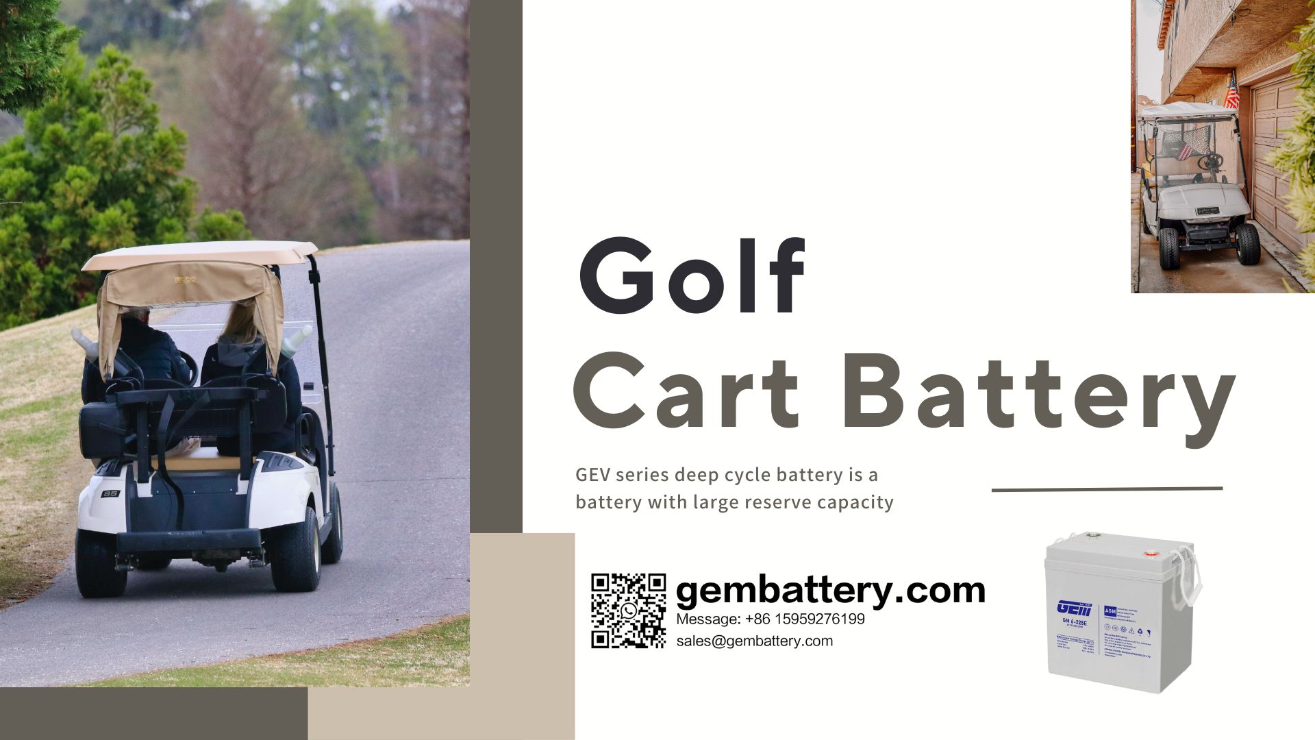 fabricante de baterías para carritos de golf