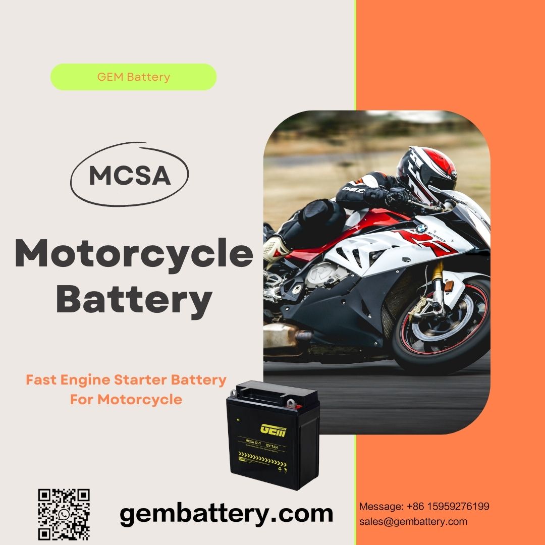 batería de la motocicleta