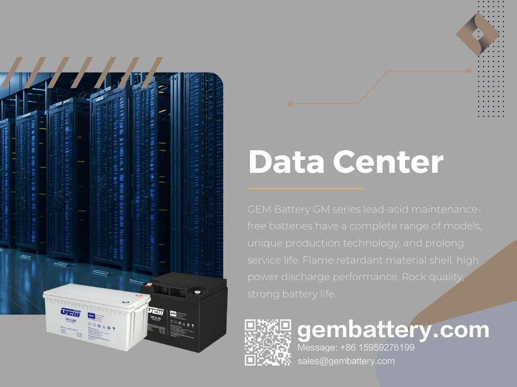 baterías del centro de datos