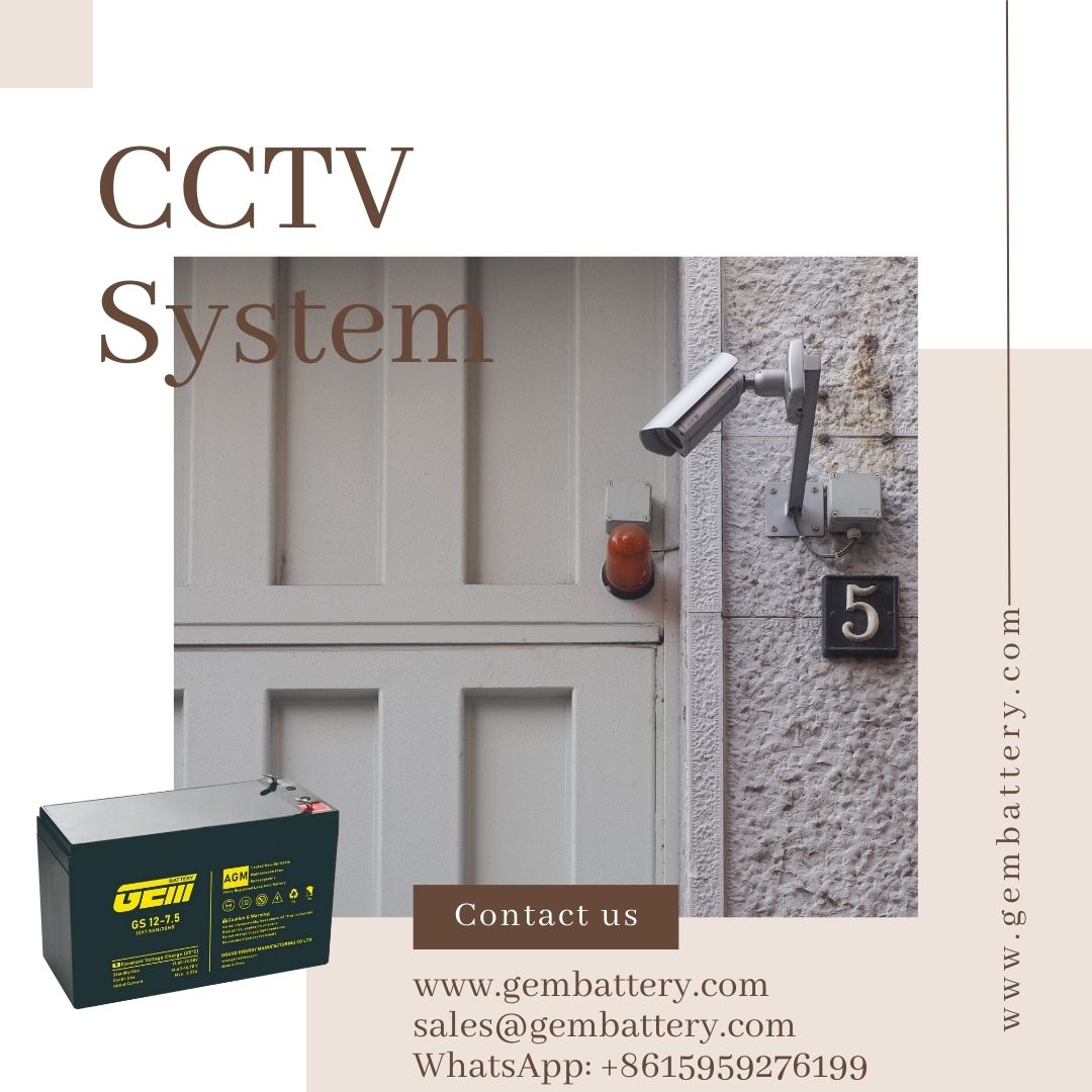 Batería del sistema CCTV