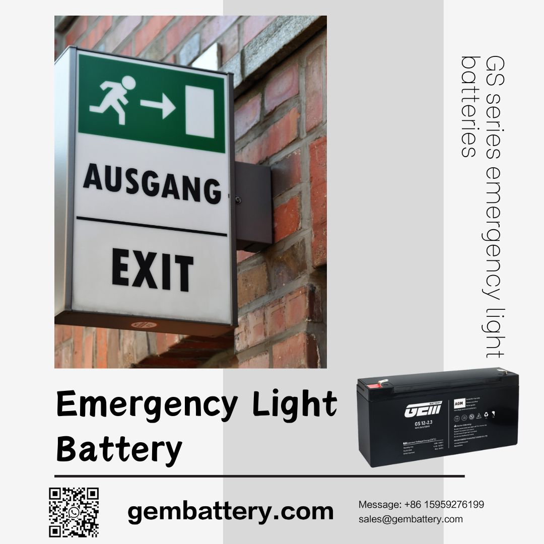 baterías de luz de emergencia