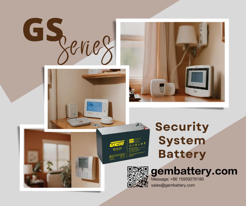 batería de sistemas de seguridad para el hogar