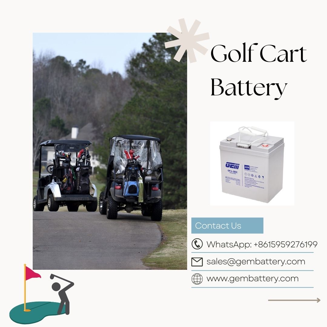 baterias para carritos de golf