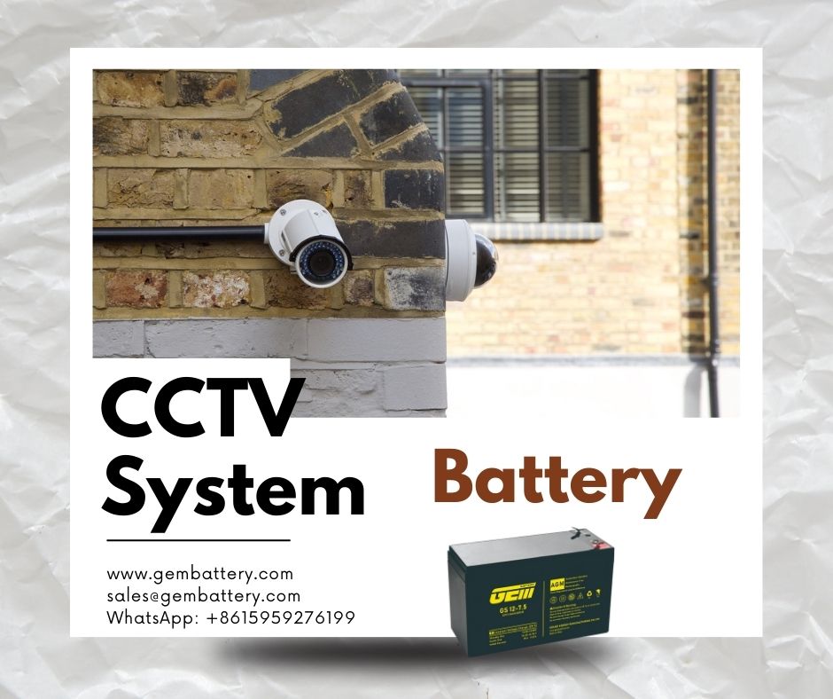 Batería del sistema CCTV