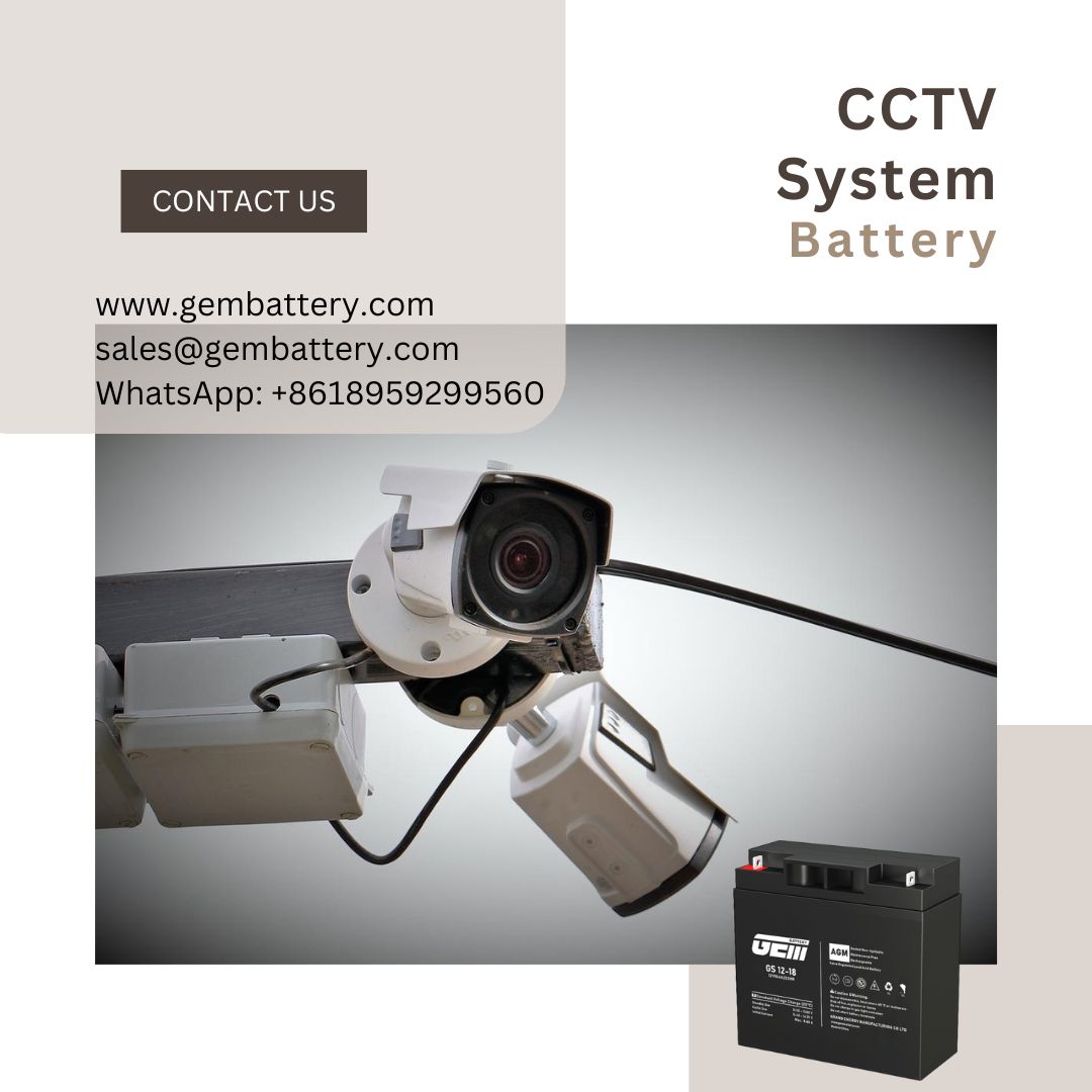 Batería del sistema CCTV