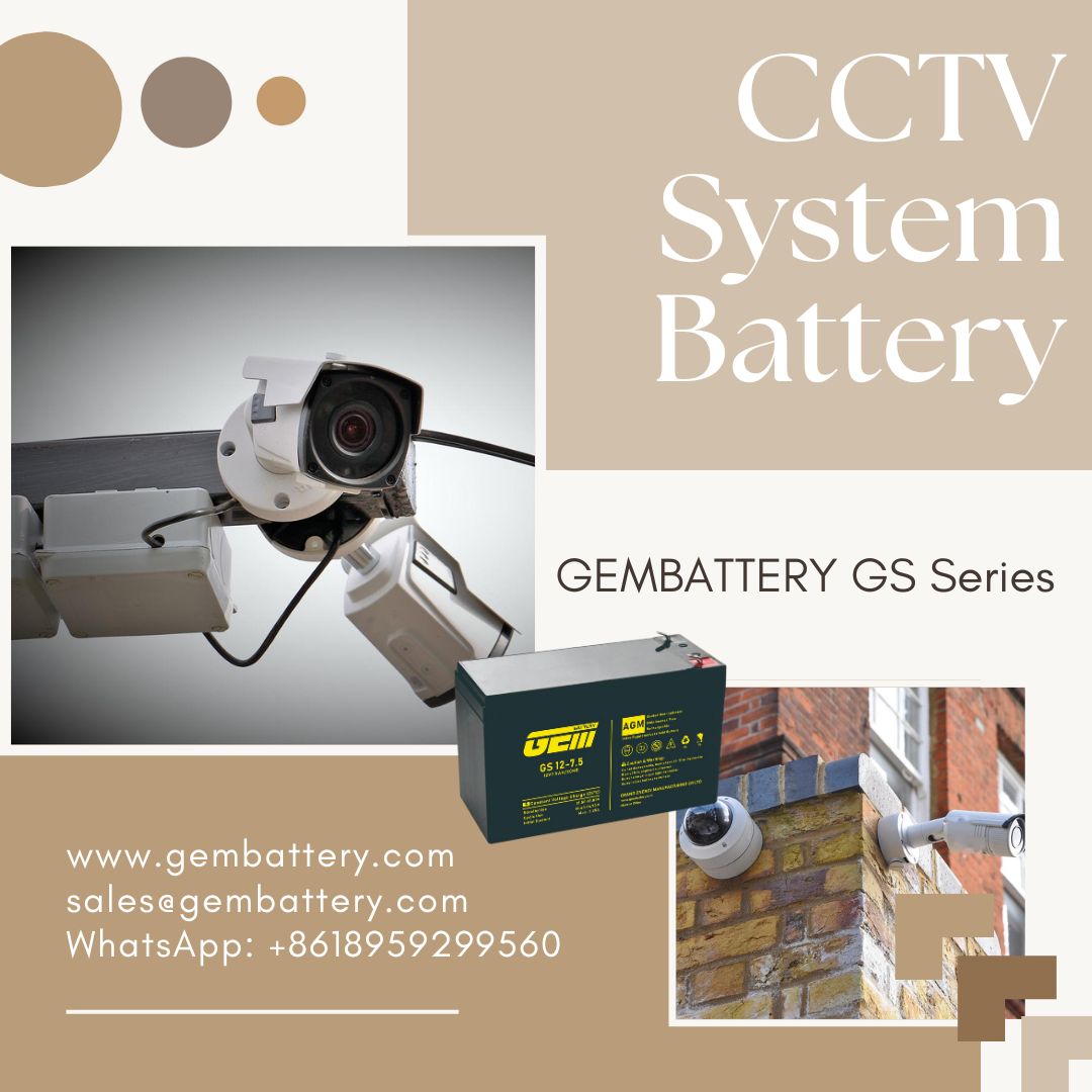 Batería del sistema CCTV