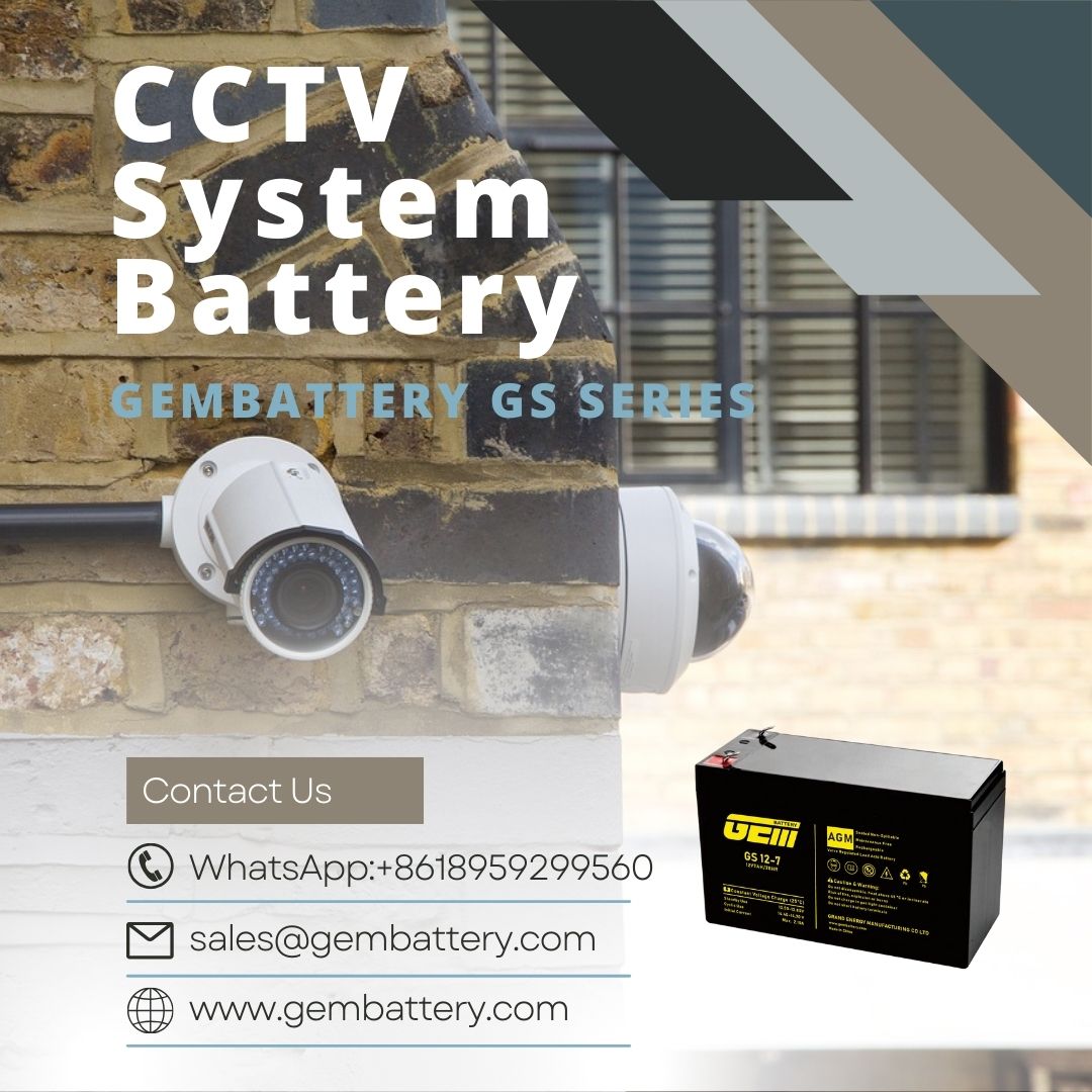 CCTV system battery