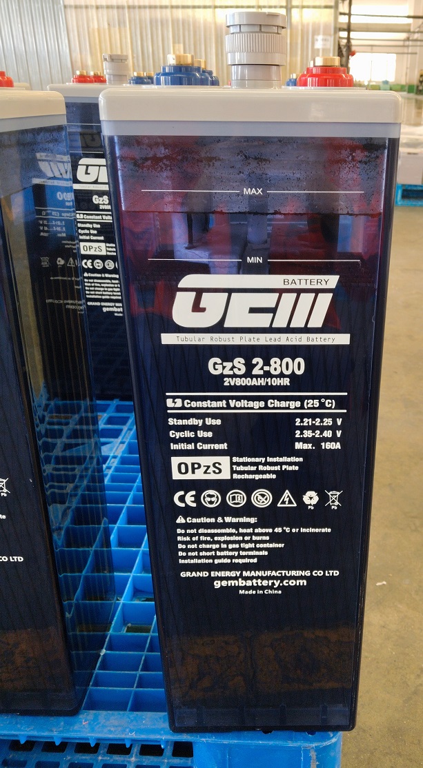 2V800Ah OPzS battery