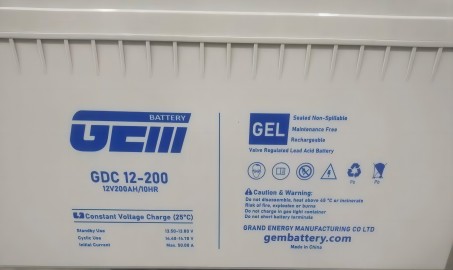Batería de gel de sílice SiO2 GDC12-200 (12V 200Ah)