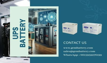 Las baterías UPS GEMBATTERY abren una nueva era de energía ininterrumpida