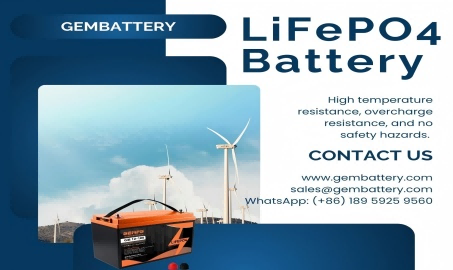 Sin miedo a las altas temperaturas, batería de muy larga duración La batería GEMBATTERY Lifepo4 desbloquea una nueva experiencia de uso de la electricidad
