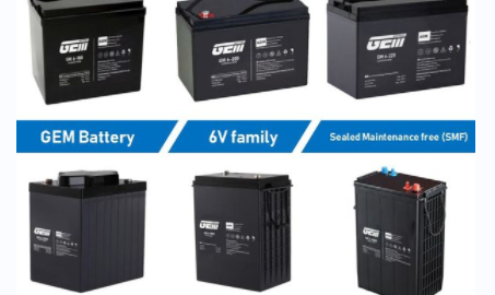 Batería de gel 6V400AH para aplicaciones multipropósito.