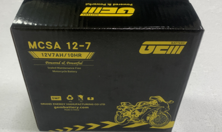 Baterías para motocicletas MCSA12-6YTZV y MCSA12-7